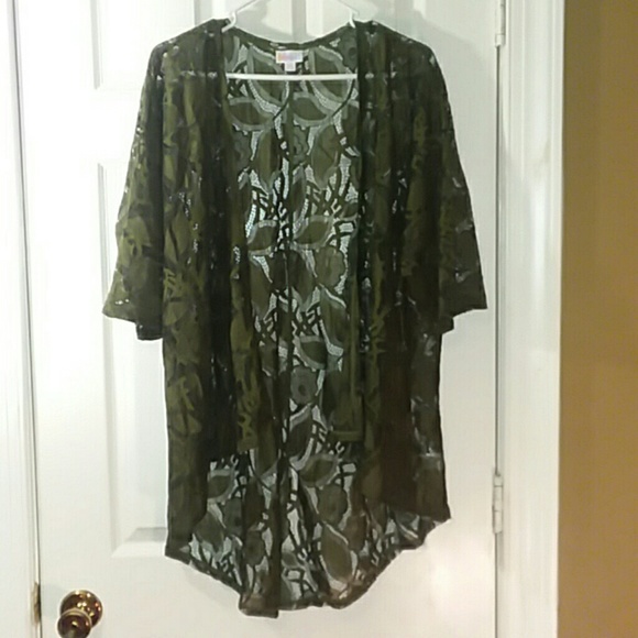 LuLaRoe Jackets & Blazers - LulaRoe hunter green Lindsy Size Medium